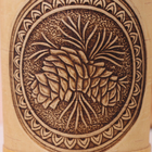 Туес «Шишки», 8×8×10 см, береста - Фото 7