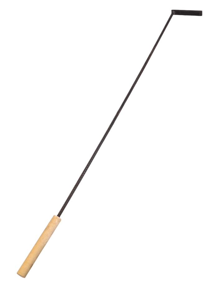 Кочерга стальная, с деревянной ручкой, длина 90 см, «Добропаровъ» - Фото 1