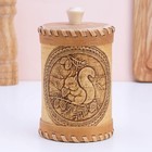 Туес «Белки», 8×8×14 см, береста - Фото 1