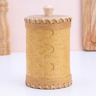 Туес «Белки», 8×8×14 см, береста - Фото 2