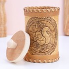 Туес «Белки», 8×8×14 см, береста - Фото 3