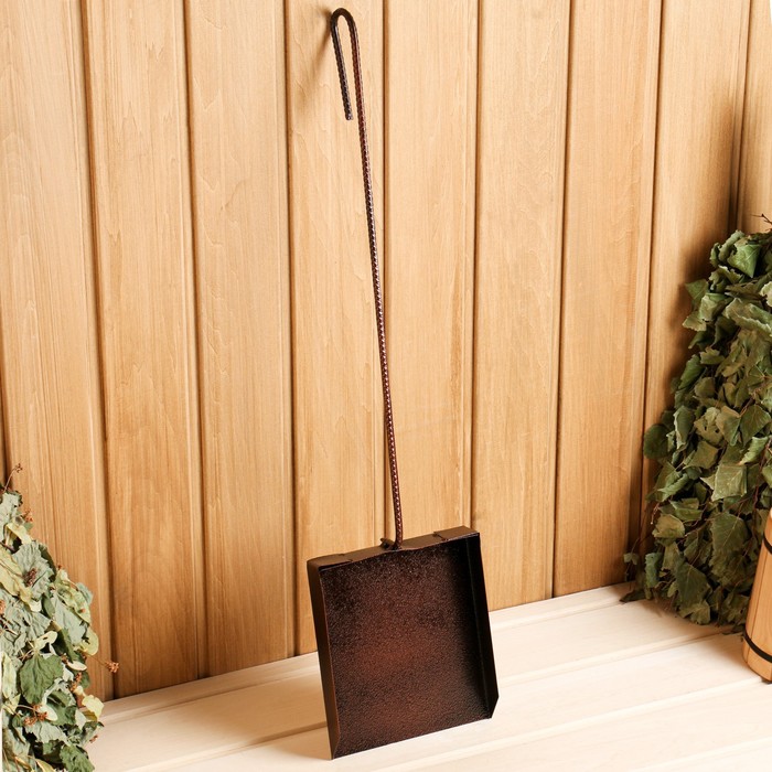 Совок металлический, рабочая часть 17×13.5 см, l=65 см - Фото 1