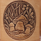 Туес «Грибочки», 8×8×14 см, береста - Фото 7