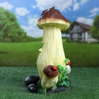 Садовая фигура из полистоуна «Гриб с ягодой и улиткой», 32.5×19×26 см - Фото 11