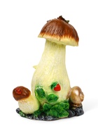 Садовая фигура из полистоуна «Гриб с ягодой и улиткой», 32.5×19×26 см - Фото 7
