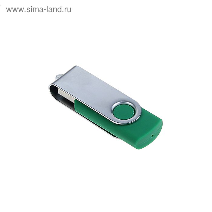 Флешка, 8 Гб, USB2.0, под УФ-печать/лазерную гравировку/тампопечать, зелёная - Фото 1