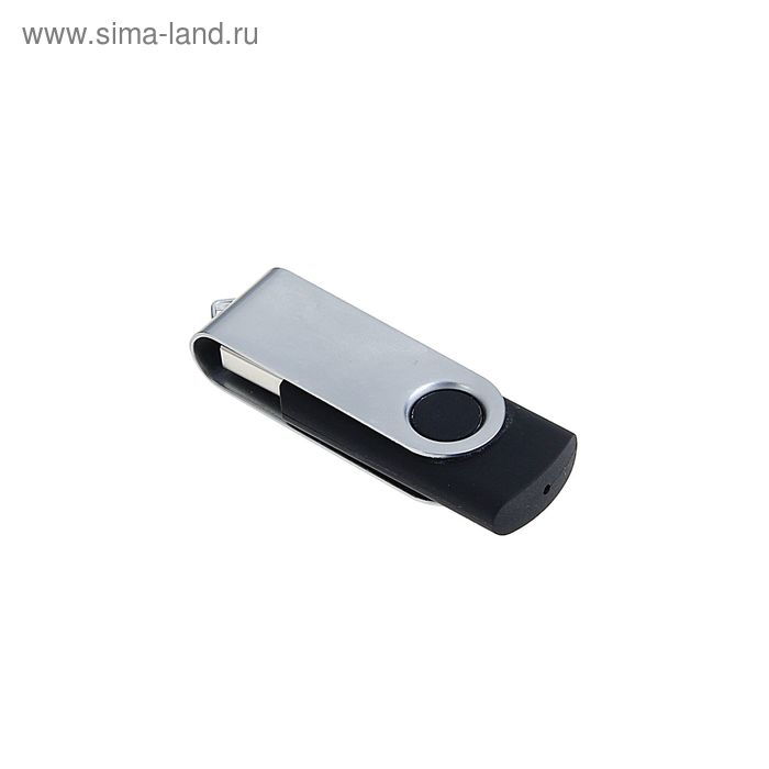 Флешка, 8 Гб, USB2.0, под УФ-печать/лазерную гравировку/тампопечать, чёрная - Фото 1