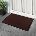 Коврик придверный влаговпитывающий, ребристый, «Стандарт», 90×150 см, коричневый - Фото 3