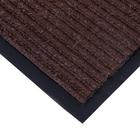 Коврик придверный влаговпитывающий, ребристый, «Стандарт», 90×150 см, коричневый - Фото 6