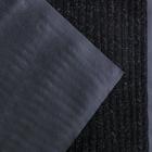 Коврик придверный влаговпитывающий, ребристый, «Стандарт», 90×120 см, чёрный - Фото 4