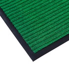 Коврик придверный влаговпитывающий, ребристый, «Стандарт», 60×90 см, цвет зелёный - Фото 5