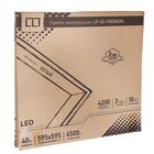 Панель светодиодная ASD LP-02-premium, 40 Вт, 160-260 В, 6500 К, 3200 Лм, без ЭПРА, белая - Фото 5