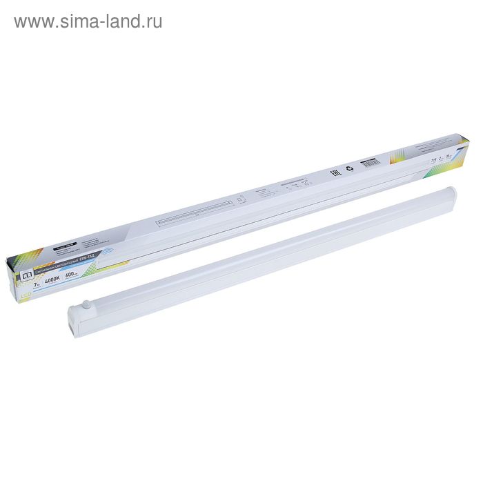 Светильник светодиодный ASD СПБ-Т5, 7Вт, 4000К, 160-260В, 600Лм, IP40, d=572мм, дат.движения - Фото 1