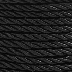 Шнур витой, d = 3 мм, 25 ± 1 м, цвет чёрный - Фото 3