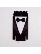 Коробка бонбоньерка, упаковка подарочная, свадебная, упаковка подарочная, «Костюм жениха», 5.5 х 10 см - Фото 5