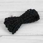 Шнур для плетения, декоративный, d = 5 мм, 5 ± 1 м, цвет чёрный №134 - Фото 1