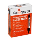 Маркер перманентный Calligrata, чёрный, двухсторонний, узел 5.0 мм/3.0 мм 1280349