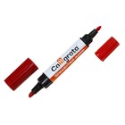 Маркер перманентный, двухсторонний, круглый, 5 мм/3 мм, красный, CALLIGRATA 1150 - Фото 3