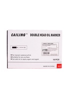 Маркер перманентный, двухсторонний, круглый, 5 мм/3 мм, красный, CALLIGRATA 1150 - Фото 8