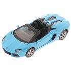 Машина металлическая инерционная Lamborghini aventador LP 700-4 Roadster, МИКС - Фото 4