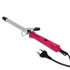 Плойка Irit IR-3128, 15 Вт, алюминиевое покрытие, d=16 мм, 200°С, розовая - Фото 1