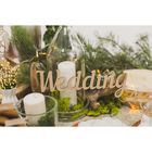 Декоративное слово "Wedding" МДФ 29х10х0,3 см - Фото 4