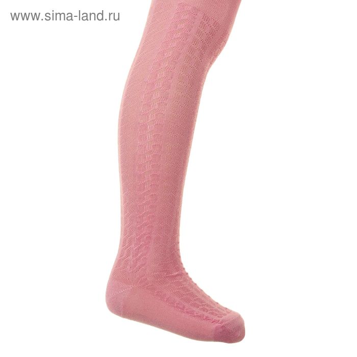 Колготки детские ажурные арт.4В437, цвет розовый, рост 74-80 см (9-12 мес) - Фото 1