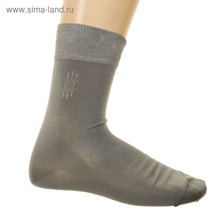 Носки мужские арт.4В258, цвет серый, р-р 25-27 (разм.обуви 40-42) - Фото 1