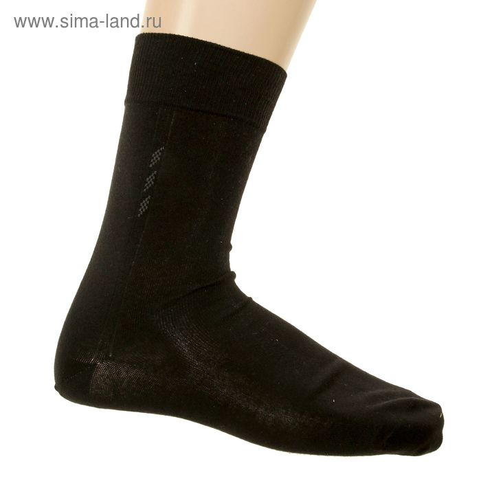 Носки мужские арт.5В260, цвет черный, р-р 23-25 (разм.обуви 37-40) - Фото 1