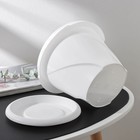 Горшок для цветов с поддоном «Флориана», 2.8 л, d=20 см, h=18.2 см, белый - Фото 4