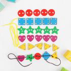 Шнуровка «Геометрические фигуры», 32 элемента - Фото 1