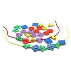 Шнуровка «Геометрические фигуры», 32 элемента - Фото 3