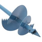 Бур садовый, шнековый, d = 150 мм, длина 2 м, цвет МИКС - Фото 2