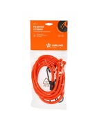 Резинка для крепления багажа Airline, 80 см, d=8 мм, металлические крючки, набор 2 шт. - Фото 7