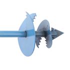 Бур садовый, шнековый, d=150 мм, длина 1 м - Фото 5