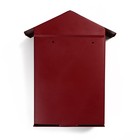 Ящик почтовый с замком, вертикальный, «Домик», вишнёвый - Фото 6