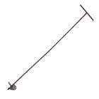 Бур садовый, шнековый, 2 ножа: d = 150 мм, d = 200 мм, длина 2 м, цвет МИКС - Фото 1