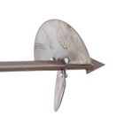 Бур садовый, шнековый, 2 ножа: d = 150 мм, d = 200 мм, длина 2 м, цвет МИКС - Фото 8