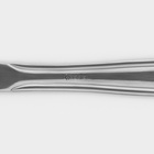 Нож столовый «Вираж», длина 20 см, толщина 2 мм, цвет серебристый (комплект 12 шт) - фото 27589473