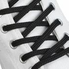 Шнурки для обуви круглые, d=6мм, 110см, цвет тёмно-серый - Фото 1
