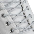 Шнурки для обуви круглые, d=4мм, 70см, цвет светло-серый - Фото 1