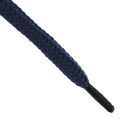 Шнурки для обуви круглые, d=6мм, 110см, цвет тёмно-синий - Фото 2