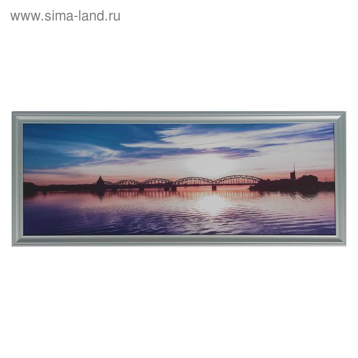 Картина в раме "Мост"  60*135см - Фото 1