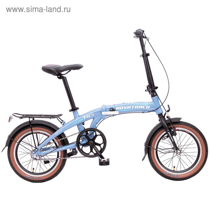 Велосипед 16" Novatrack TG -16, 2016, 3 ск, цвет серый - Фото 1