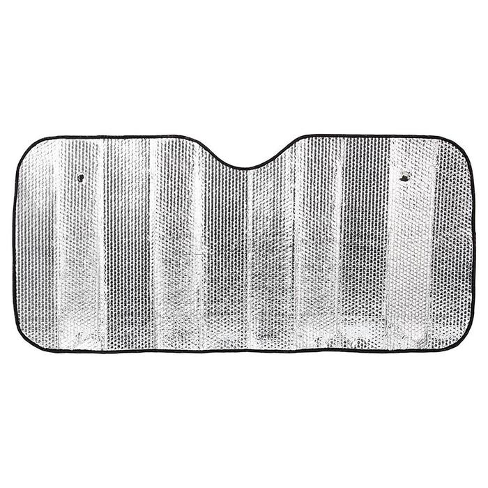 Штора солнцезащитная Nova Bright, металлизированная, под лобовое стекло, 130×60 см - Фото 1