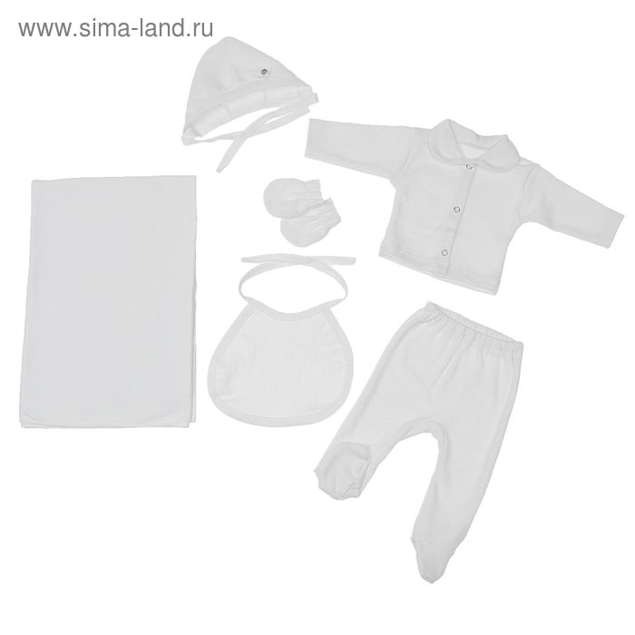 Комплект подарочный "Бусинка" 6 предметов, цвет белый К32-4-6ТР(ИН) - Фото 1