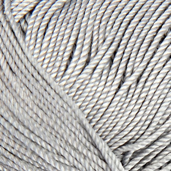 Пряжа "Miss" 100% мерсеризованный хлопок 280м/50гр (496 серый) - Фото 1