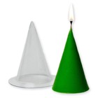 Пластиковая форма для свечей "Конус большой" 60 х 100мм - Фото 1