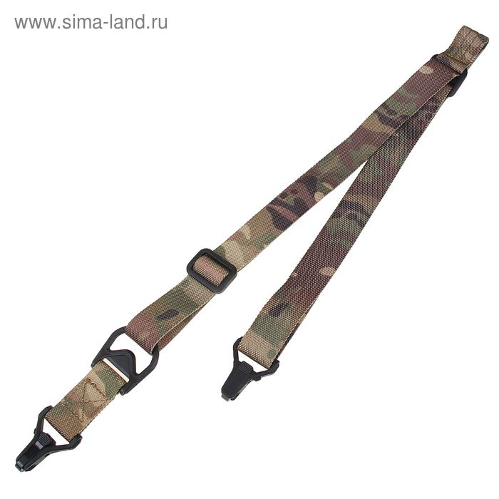 Ремень оружейный KINGRIN MS3 sling-with logo (CP) SL-01-CP - Фото 1