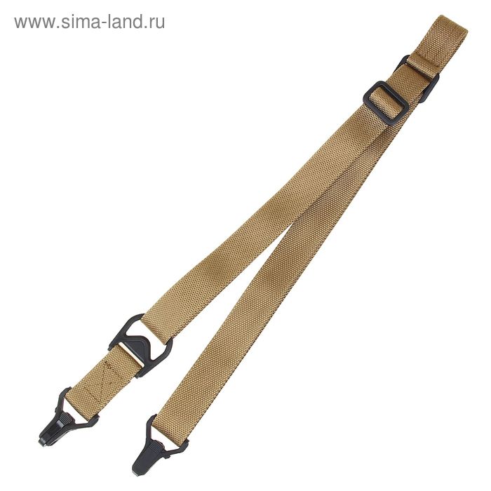 Ремень оружейный KINGRIN MS3 sling-without logo (Tan) SL-02-T - Фото 1